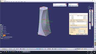 Multi Section Solid  Advanced CATIA v5 [upl. by Nevar]