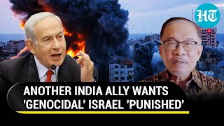 Indias Ally Seeks World Court Action Against Genocidal Israel After South Africa Now Malaysia [upl. by Lanti]