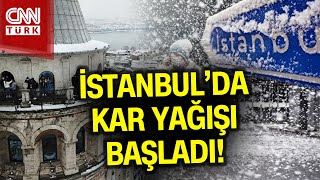 Kar Yağmur Fırtına İstanbulda Kar Yağışı Başladı Haber [upl. by Eggett400]