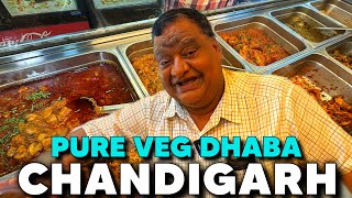 100 Veg Dhabas in CHANDIGARH  Lahori Dhaba and Punjabi Dhaba  Street Food  Oyefoodiesingh [upl. by Nylak]