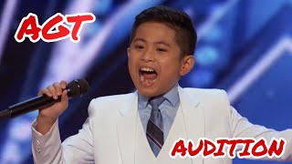 Peter Rosalita  AGT Audition Shock Judges With Song quotAll By My Selfquot [upl. by Bradeord]