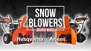 🧰 Husqvarna vs Ariens Snow Blower Which one is the best [upl. by Carmela]