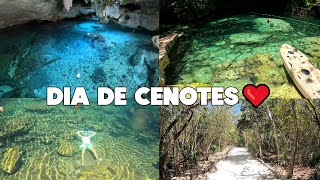 PLAYA DEL CARMEN HOY😍VAMOS A 4 CENOTES INCREIBLES⭐DIA CALUROSO ABRIL 2023 [upl. by Rush]