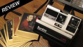 Polaroid Sun 600 LMS Instant Film Camera Review [upl. by Naltiak]