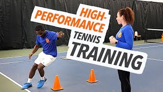 High Performance Tennis Training  Workout For Speed Agility Quickness and Conditioning [upl. by Frederiksen264]