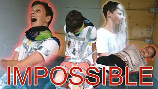 IMPOSSIBLE Duct Tape Escape CHALLENGE EXTREME PAIN [upl. by Aniryt]