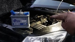 How to change Battery onSkoda Octavia 19 TDI [upl. by Nika]