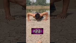 500 push up challenge pushpa pushps challenge pushupchallenge sorts sortfeed [upl. by Worrad741]