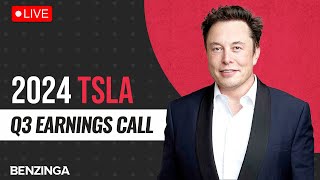 🔴WATCH LIVE Tesla Q3 2024 Earnings Call  TSLA [upl. by Janka]