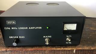 SOTA 1296 LINEAR AMPLIFIER [upl. by Debo]