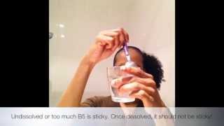 Part 1 of 2 Make Liquid Panthenol Using B5 Powder [upl. by Ailimat]