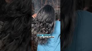 After shower hair care routine for dry frizzy hair✨shortstrending dryhair haircareroutine [upl. by Sivrep]