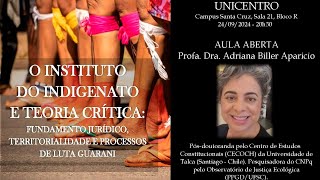 O INSTITUTO DO INDIGENATO E TEORIA CRÍTICA FUNDAMENTO JURÍDICO E TERRITORIALIDADE NA LUTA GUARANI [upl. by Buchanan]