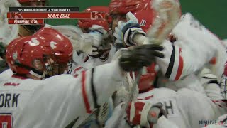 2023 Minto Cup Final Highlights  Burlington vs Coquitlam Game 1 [upl. by Hanonew941]