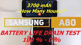 Samsung Galaxy A80  Battery Life Drain Test 2019 [upl. by Uel]