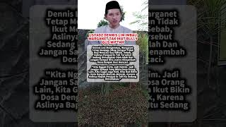 USTADZ DENNIS LIM IMBAU WARGANET TAK IKUT BULLY GUS MIFTAH youtubeshorts breakingnews artis [upl. by Sorci]