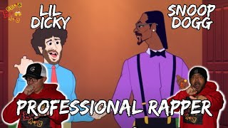 LIL DICKY WAS MADE FOR THIS  Lil Dicky  Professional Rapper Feat Snoop Dogg Reaction [upl. by Hortensia]