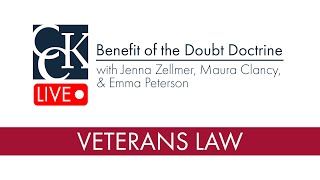 VA Benefit of the Doubt Doctrine [upl. by Salta]