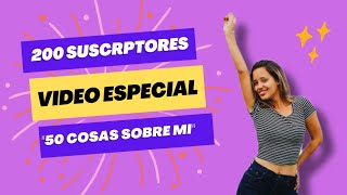 Video Especial quot50 cosas sobre mí quot [upl. by Nevla940]