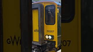 150207 amp 150265 departing Exeter St David’s to Okehampton Rare for an Four car 150 [upl. by Rfinnej]