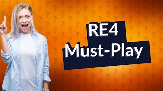 Is RE4 a must play [upl. by Tanaka]