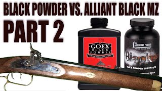 Black Powder vs Alliant Black MZ Part 2 Chronograph Testing [upl. by Sherj]