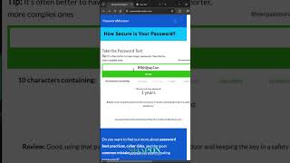 Check if you are using a weak password [upl. by Eilama]