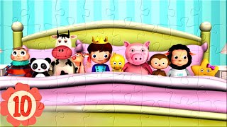 Ten In The Bed  Little Baby Bum Puzzle Game [upl. by Tarrsus]