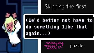 Deltarune Chapter 2  Skipping the first Annoying Mouse Room puzzle [upl. by Conrado176]