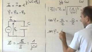 électrocinétique  régime sinusoïdale  argument et module dun condensateur [upl. by Aicilat]