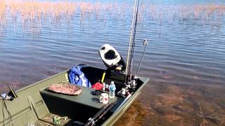 Running amp Speed Test of a 15 HP Mercury Outboard [upl. by Airamzul531]