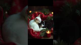 En Venezuela 🇻🇪 ya es navidad cutecats pesebre [upl. by Gualterio]