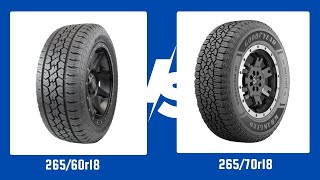 Tire Size 26560r18 vs 26570r18 [upl. by Lindsay]