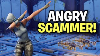 the angriest liar ever almost scams me Scammer Get Scammed Fortnite Save The World [upl. by Tore]