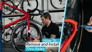 How to Remove and Install Thru Axles  Bike Help  Ribble Cycles [upl. by Anabelle]