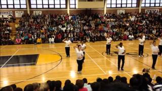 Southeast Pommies performing at Pep Assembly [upl. by Naillimixam]