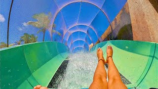 The Falls Water Coaster Waterslide at Aquaventure Bahamas [upl. by Ynnob]