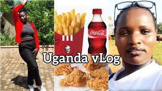 Daily vlog  living alone  Ugandas kfc review and night life [upl. by Starling]