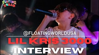 LIL KRIS 3000 INTERVIEW  LIL KRIS FIRST PERFORMANCE BBL SAYS DALLAS IS BORING [upl. by Erusaert]