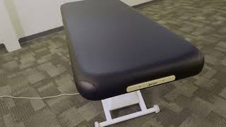 Spa Luxe Flat Top Electric Lift Massage Table in Black [upl. by Segroeg]