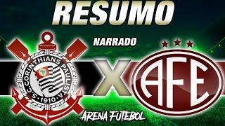 Corinthians empata com a Ferroviária na reestreia de Paulinho [upl. by Inaluahek941]