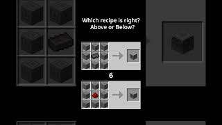 Lodestone Crafting Recipe Quiz minecraftquiz [upl. by Liebowitz]