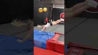 WHAT JUST HAPPENED 🤯😳 Shorts Gymnastics [upl. by Etnuhs]