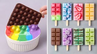 How To Make Rainbow Cake Decorating Ideas  So Yummy Chocolate Cake Decorating Tutorials [upl. by Chastity]