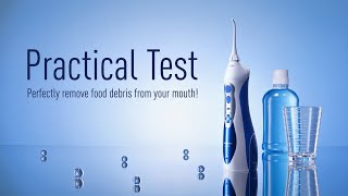 Panasonic Oral Irrigator  Practical Test [upl. by Neeham]