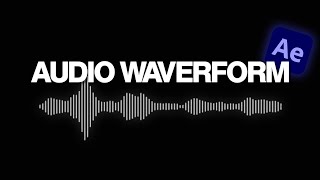 AUDIO as WAVEFORM  After Effects [upl. by Bull]