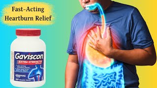 Gaviscon Extra Strength Antacid Tablets  FastActing Heartburn Relief [upl. by Dat423]