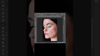 Photoshop Tutorial  Remove Blemishes face marks shorts shortsfeed photoshop [upl. by Calvina]