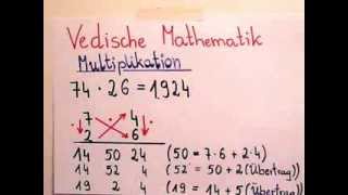 Vedische Mathematik  Superschnelle Multiplikation von zweistelligen Zahlen [upl. by Rihat]