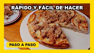 🔶 Postre de Manzana Sin Harina Refinada Sin Lacteos en Minutos [upl. by Rebane301]